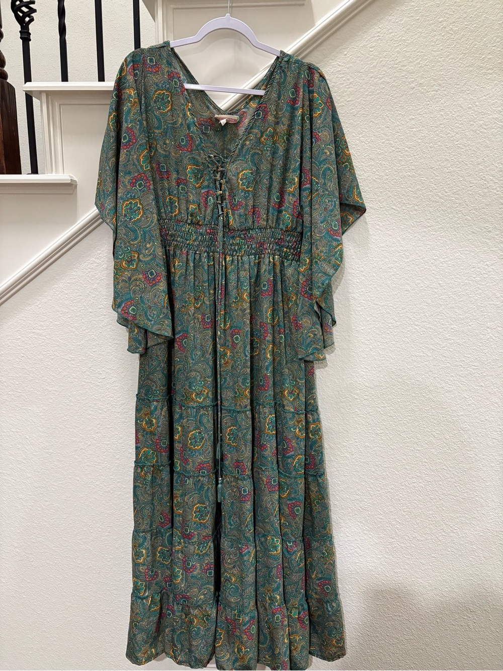 Boemo Paisley Boho Maxi Dress